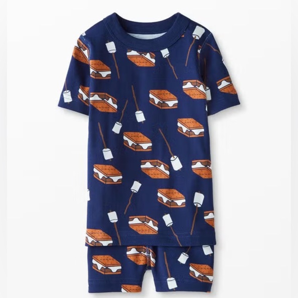 Hanna Andersson Kids S'mores Print Pajamas - Size 4T